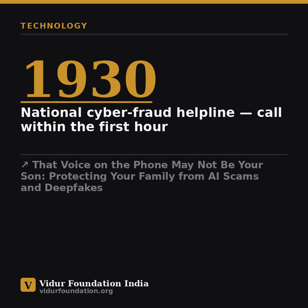 That Voice on the Phone May Not Be Your Son: Protecting Your Family from AI Scams and Deepfakes — key fact card
