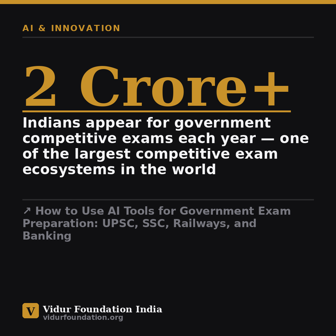 How to Use AI Tools for Government Exam Preparation: UPSC, SSC, Railways, and Banking — key fact card